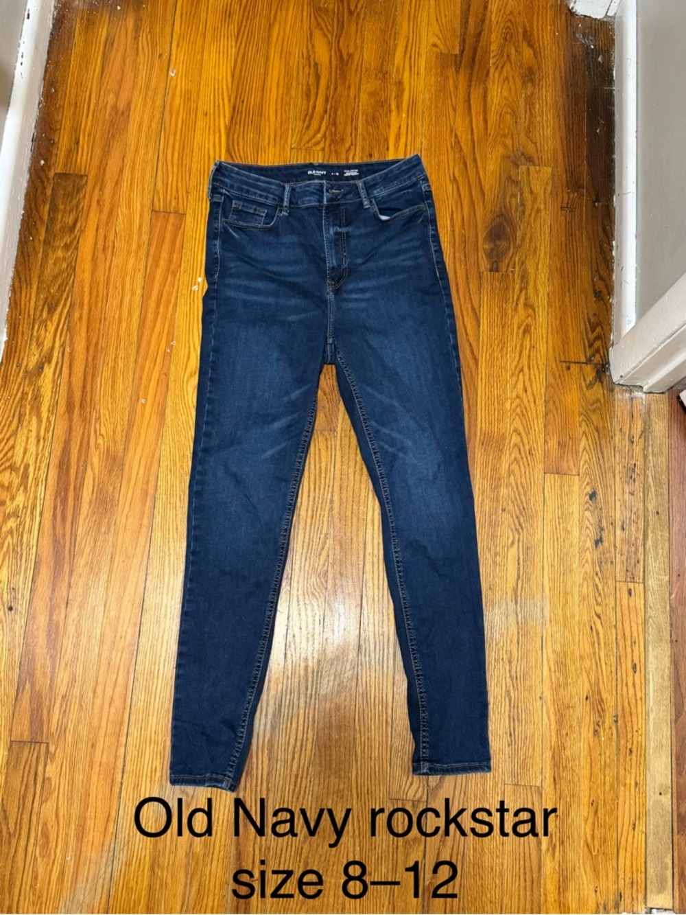 Old Navy RockStar Women’s Dark Blue Skinny Jeans 8-12